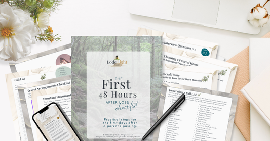 A checklist of things to do in the first 48 hours after a parent dies