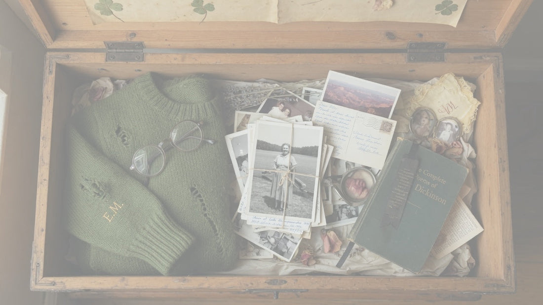 A hope chest filled with cherished memories and belongings of a loved one