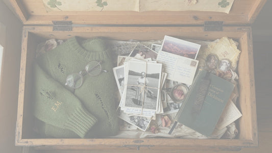 A hope chest filled with cherished memories and belongings of a loved one
